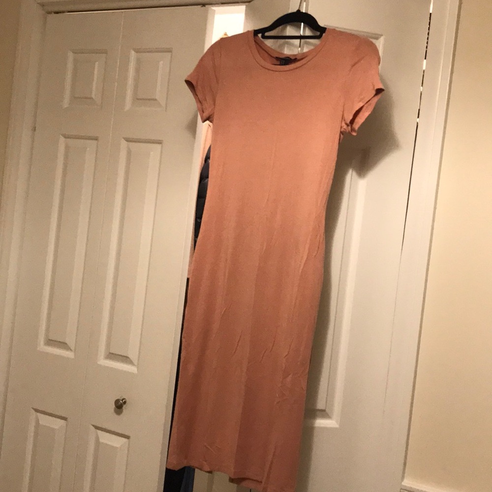 Forever 21 Long pink (blush) dress